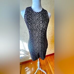 Leopard Print Mini Dress